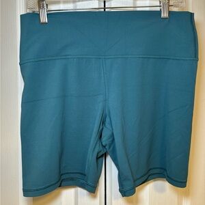Athleta - Women's Teal Bike Shorts in Size XL